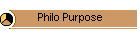 Philo Purpose