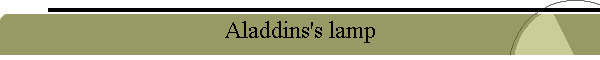 Aladdins's lamp