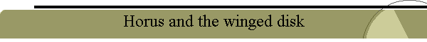 Horus and the winged disk