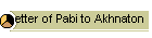 Letter of Pabi to Akhnaton