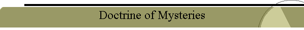 Doctrine of Mysteries