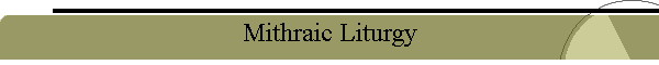 Mithraic Liturgy