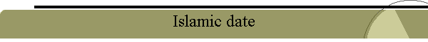 Islamic date