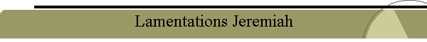 Lamentations Jeremiah