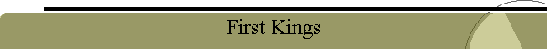 First Kings